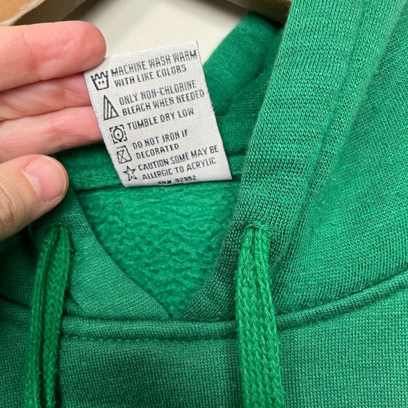 21 Pro USA High Quality Bright Green Hoodie Long Sleeve Pull Over Pocket XL - Picture 7 of 9